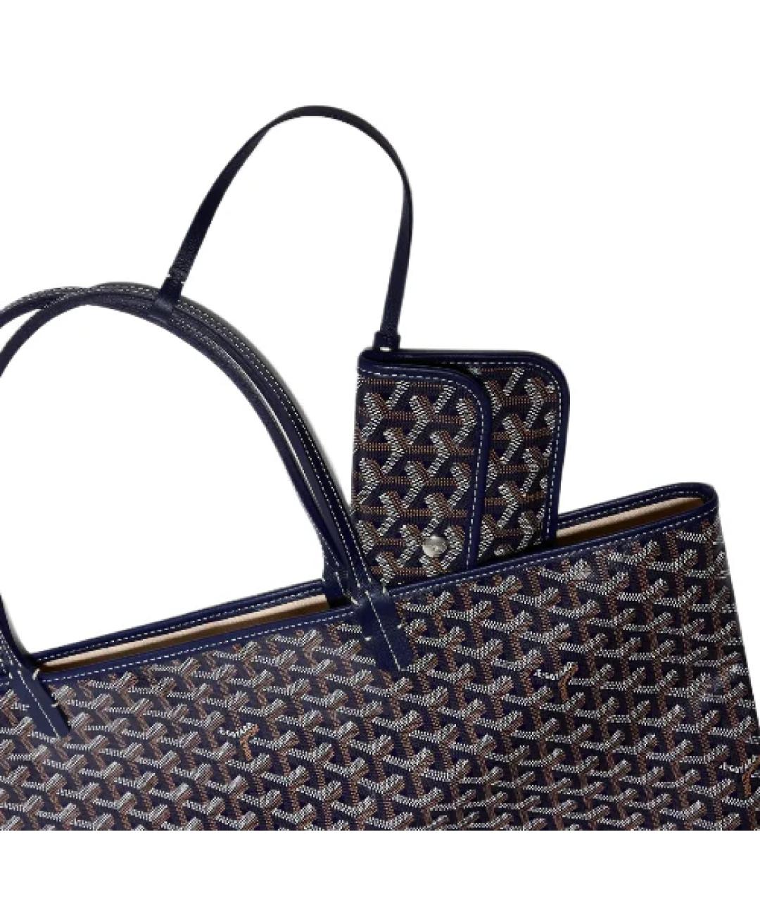 GOYARD Синяя сумка тоут, фото 4