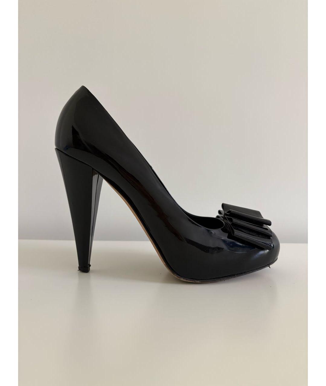 BALLY Черные туфли из лакированной кожи, фото 7