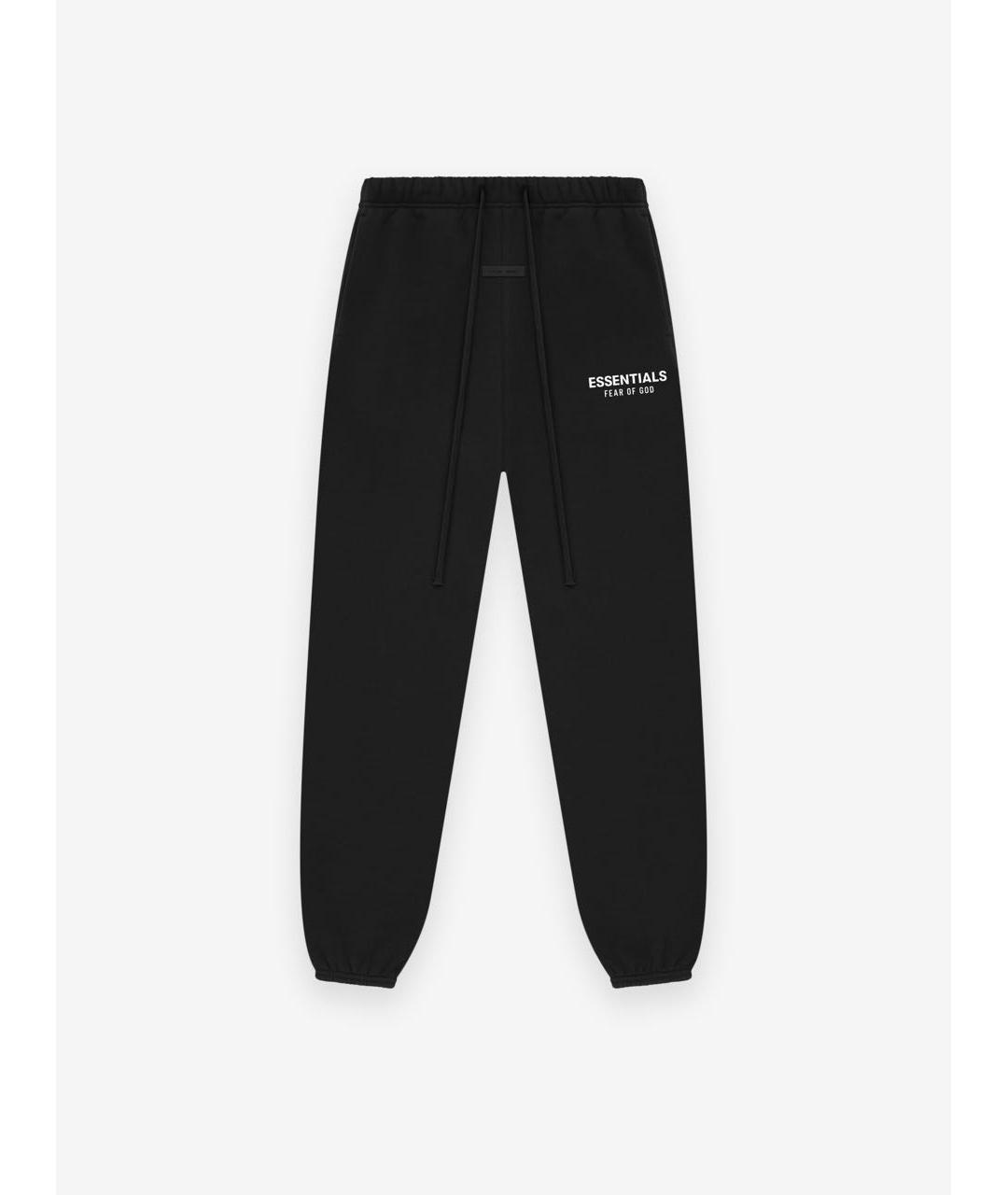 FEAR OF GOD ESSENTIALS Черные хлопковые повседневные брюки, фото 6