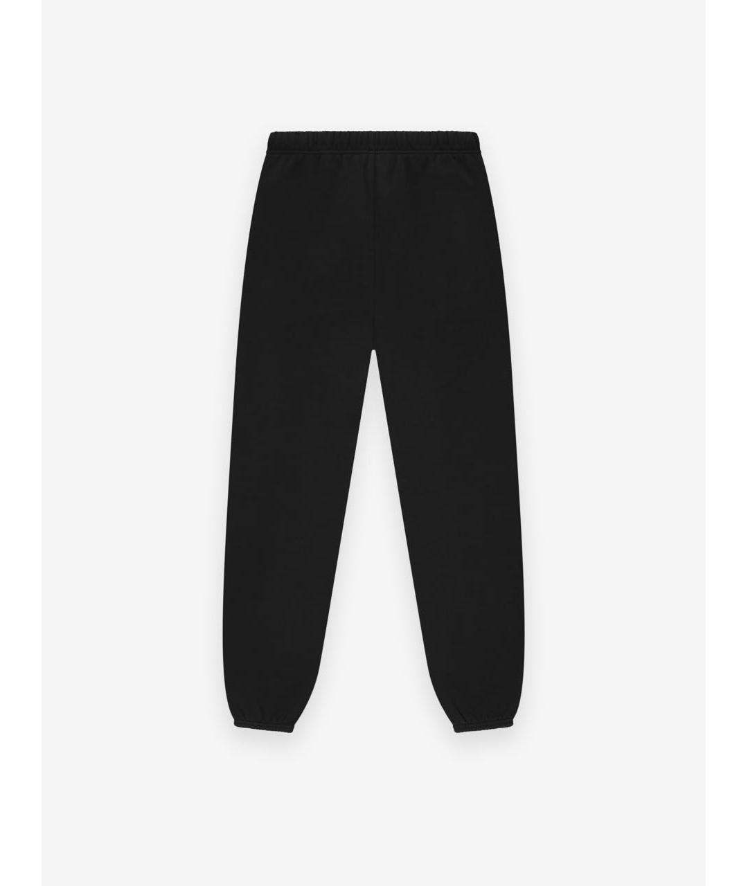 FEAR OF GOD ESSENTIALS Черные хлопковые повседневные брюки, фото 2