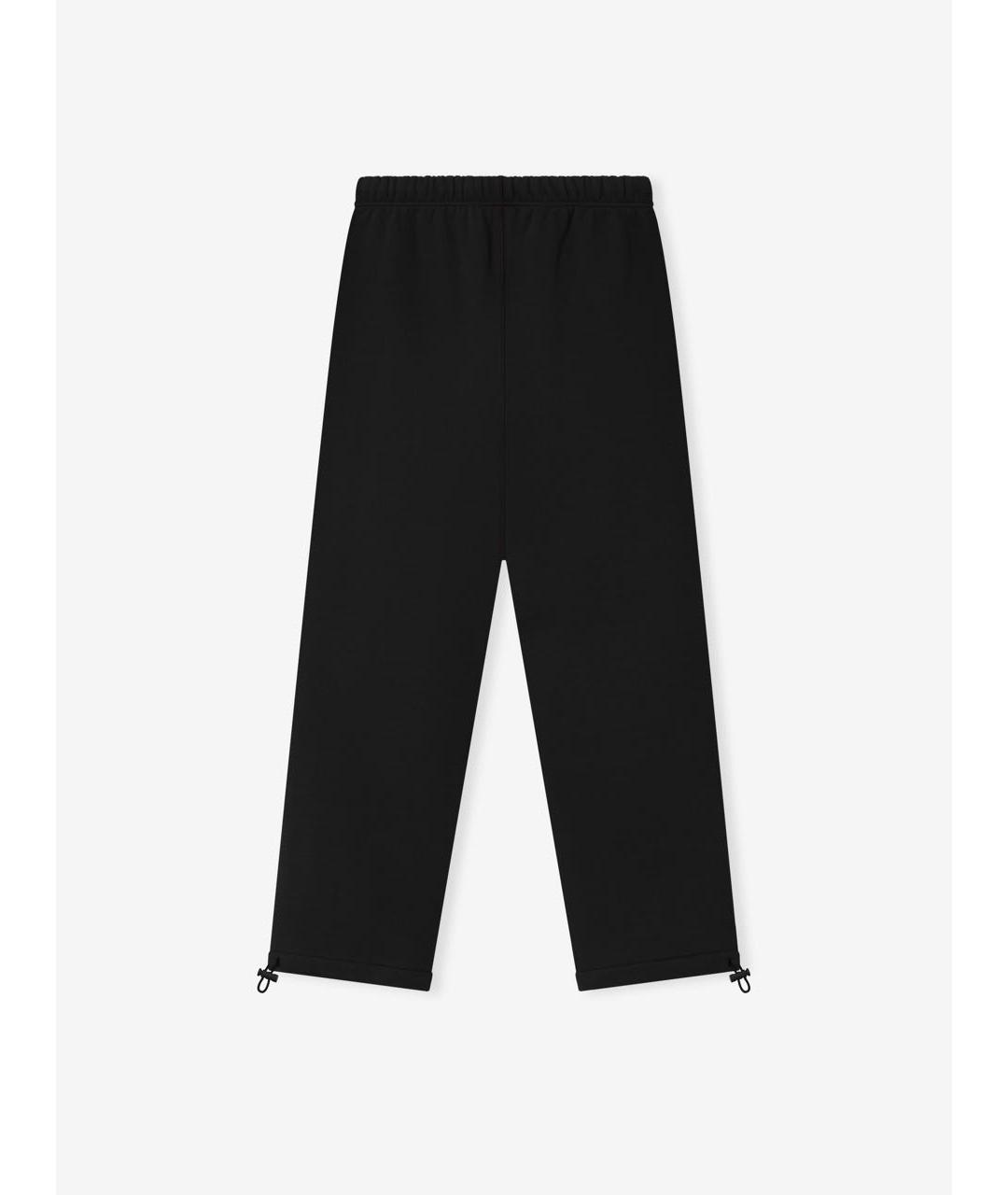 FEAR OF GOD ESSENTIALS Черные хлопковые повседневные брюки, фото 2