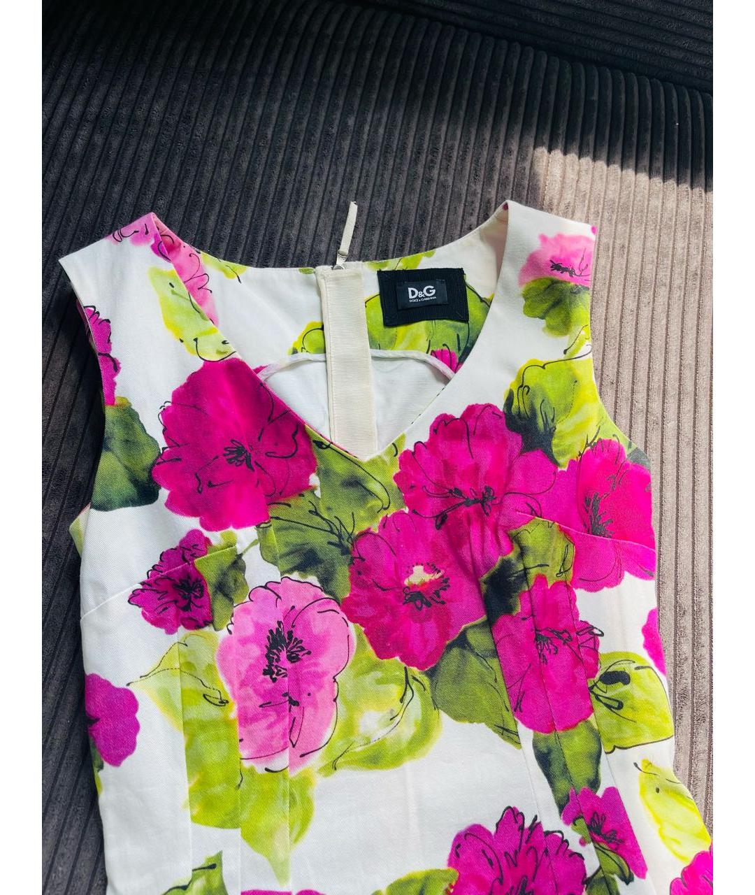 DOLCE&GABBANA Мульти повседневное платье, фото 7