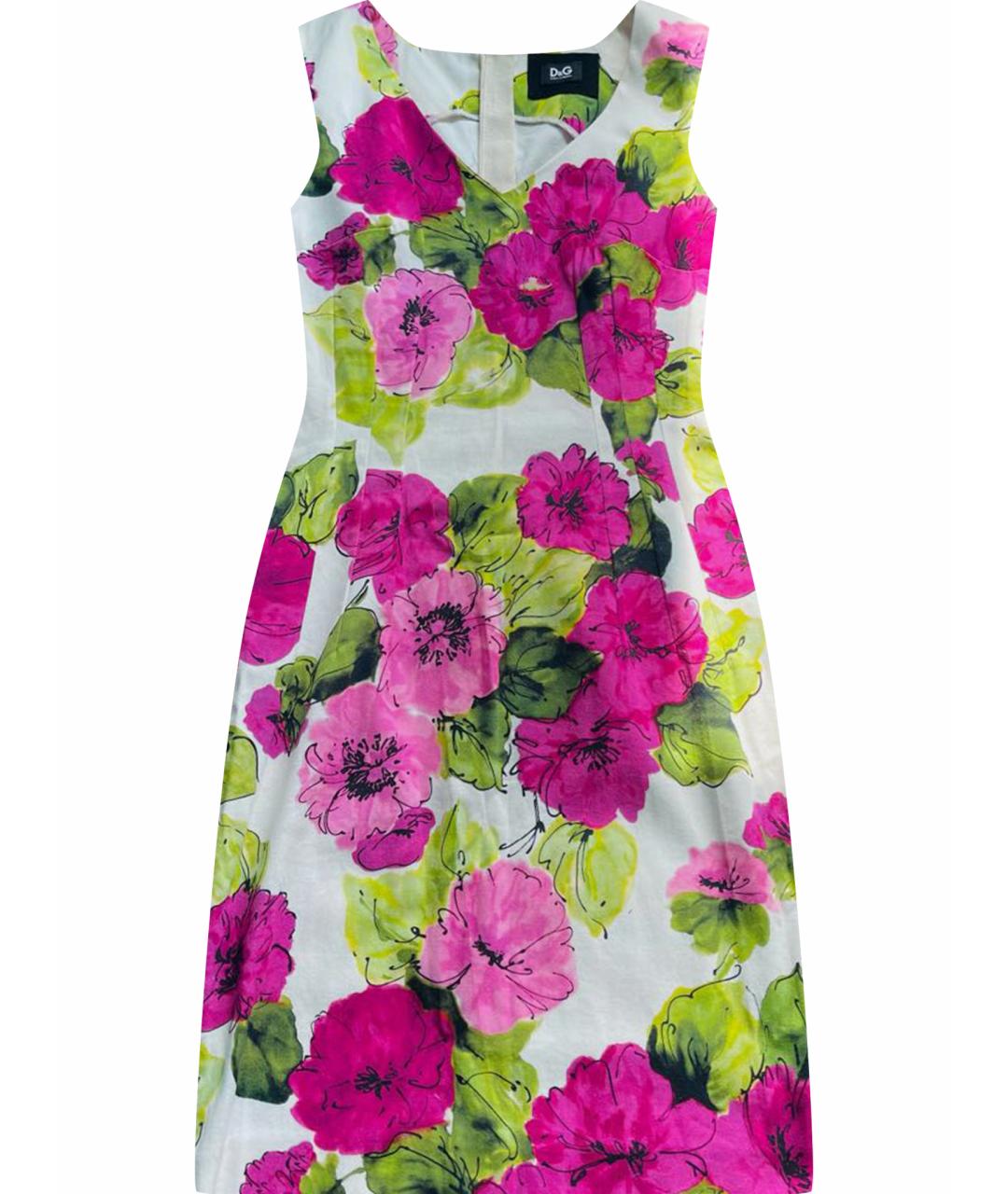 DOLCE&GABBANA Мульти повседневное платье, фото 1