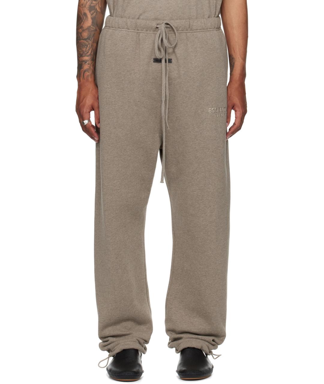 FEAR OF GOD ESSENTIALS Бежевые хлопковые повседневные брюки, фото 3