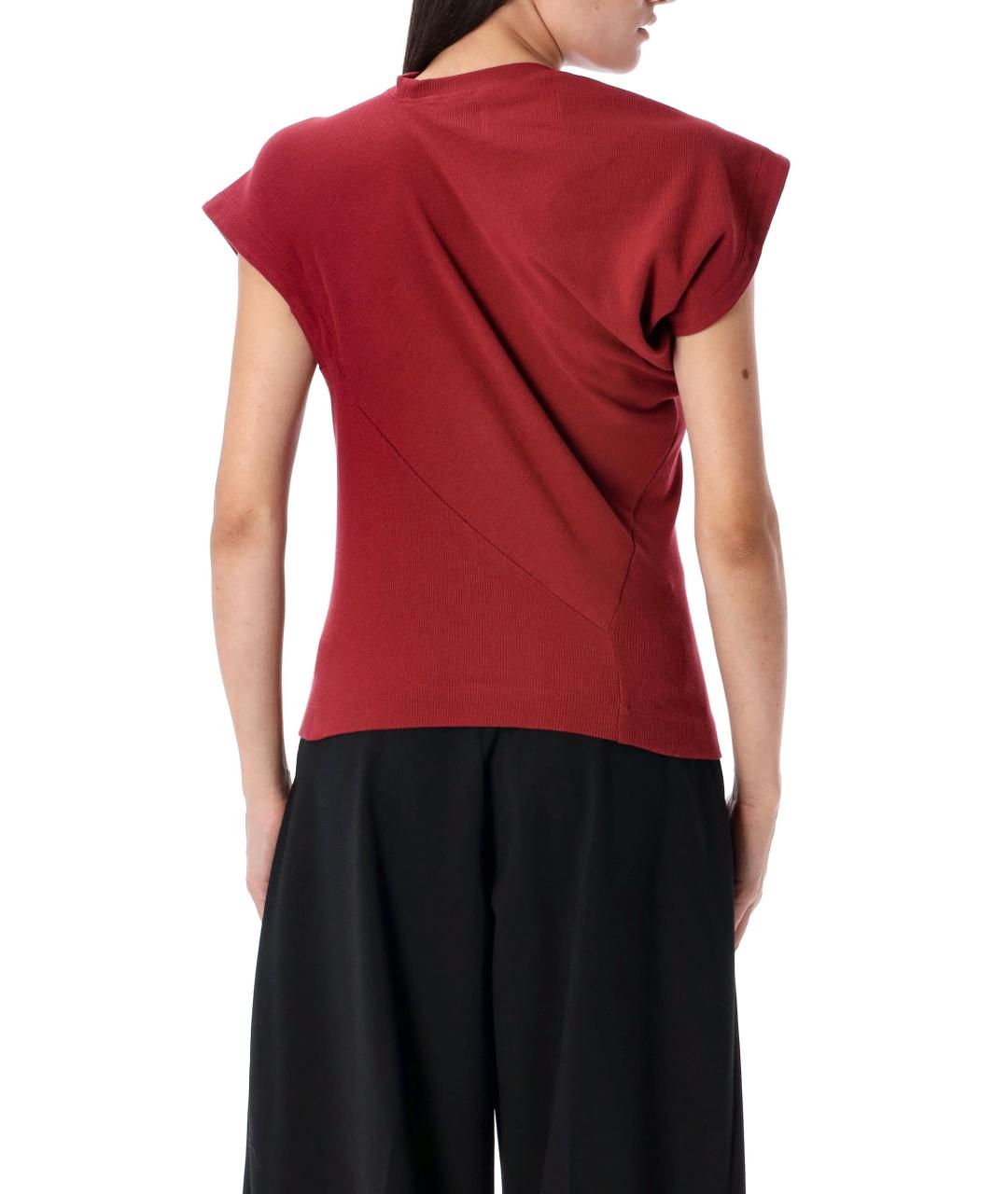 VIVIENNE WESTWOOD Красная хлопковая футболка, фото 2