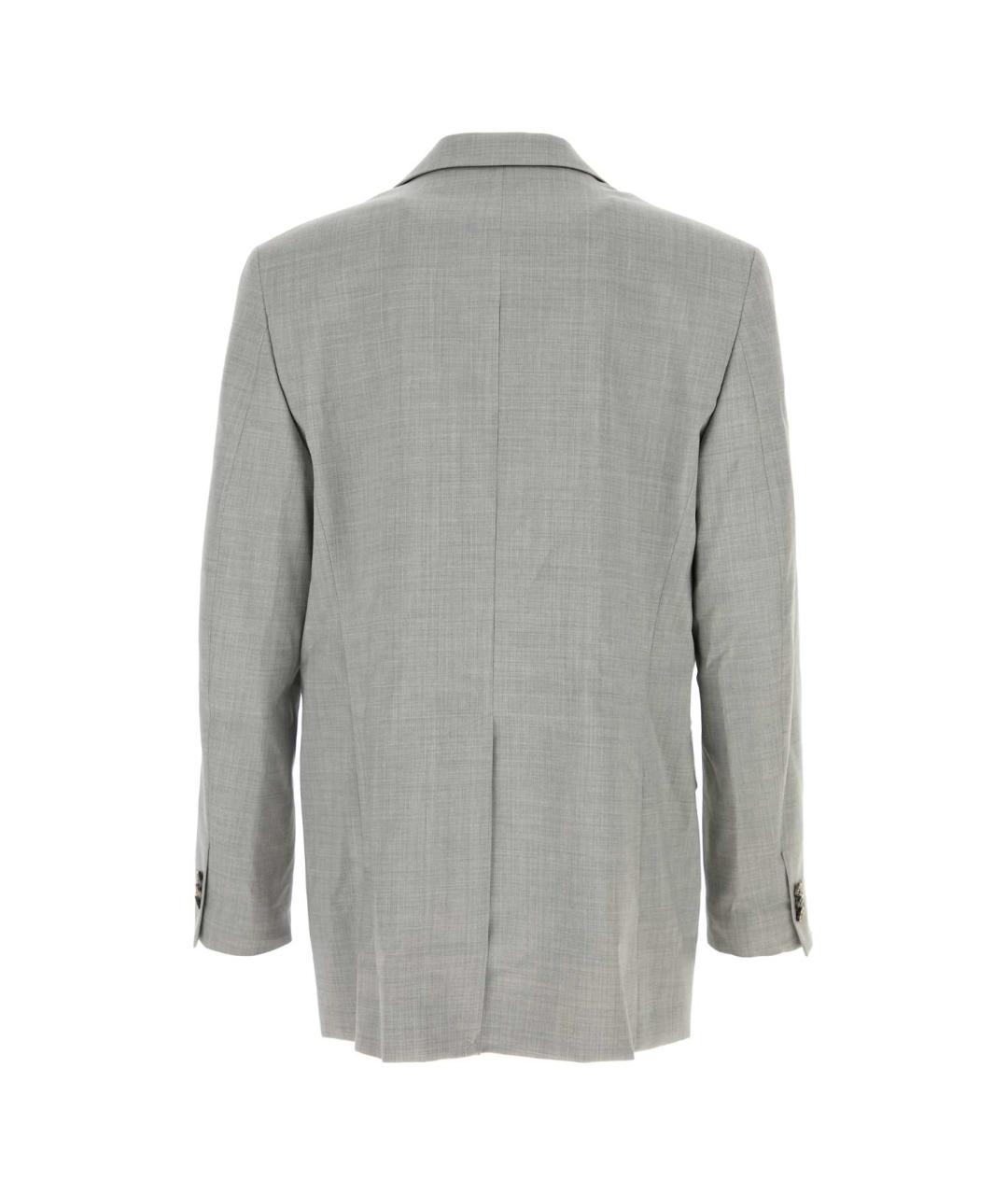 LOEWE Серый шерстяной пиджак, фото 2