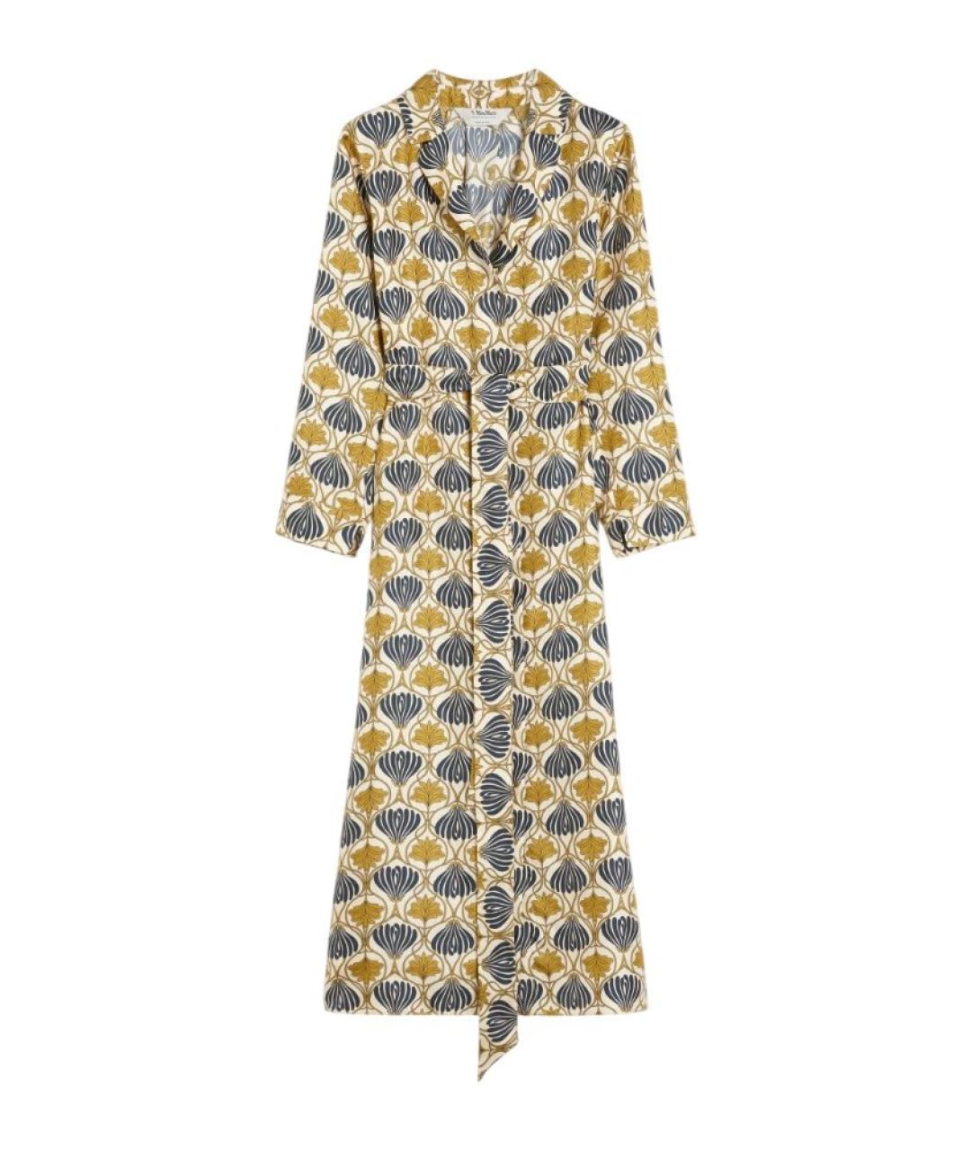 'S MAX MARA Мульти шелковое повседневное платье, фото 1