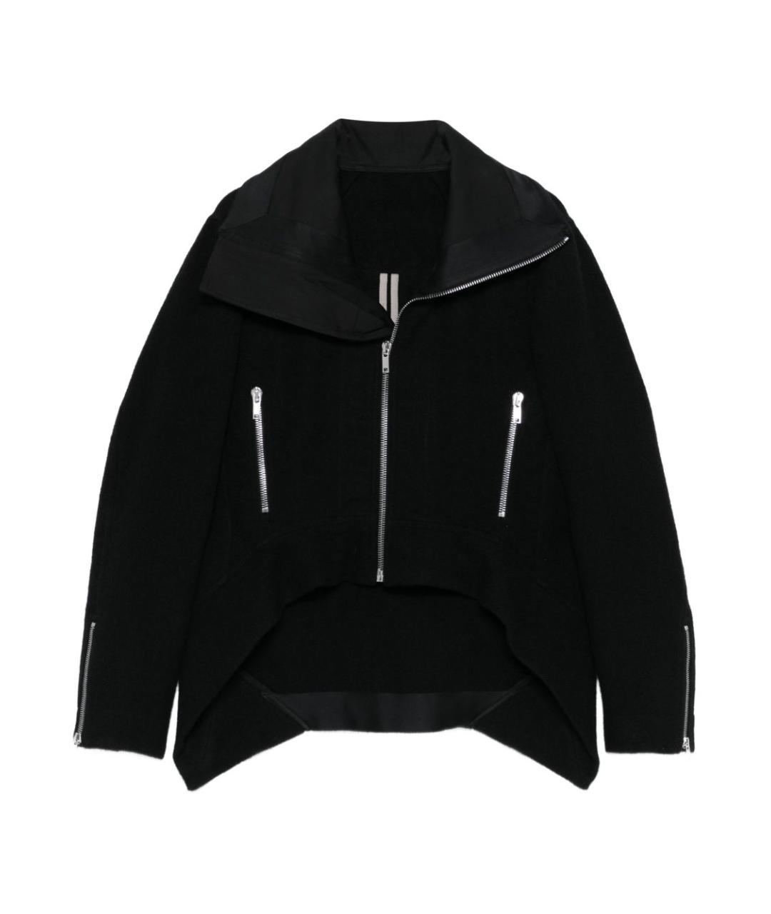 RICK OWENS Черная хлопковая куртка, фото 1