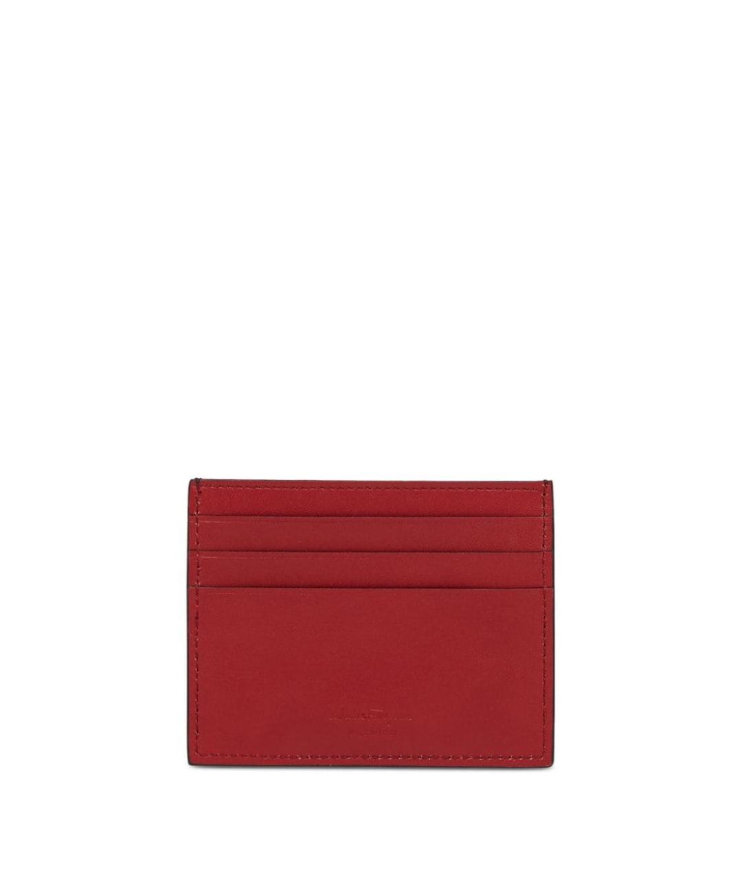 FERRAGAMO Черный кожаный кардхолдер, фото 2
