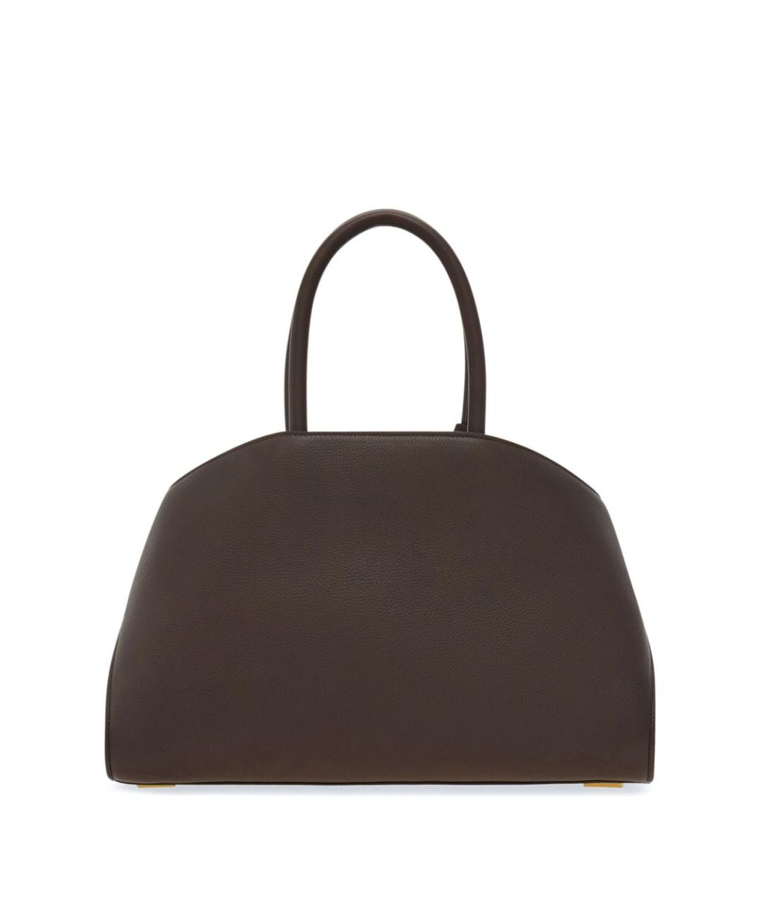 FERRAGAMO Коричневая кожаная сумка тоут, фото 3