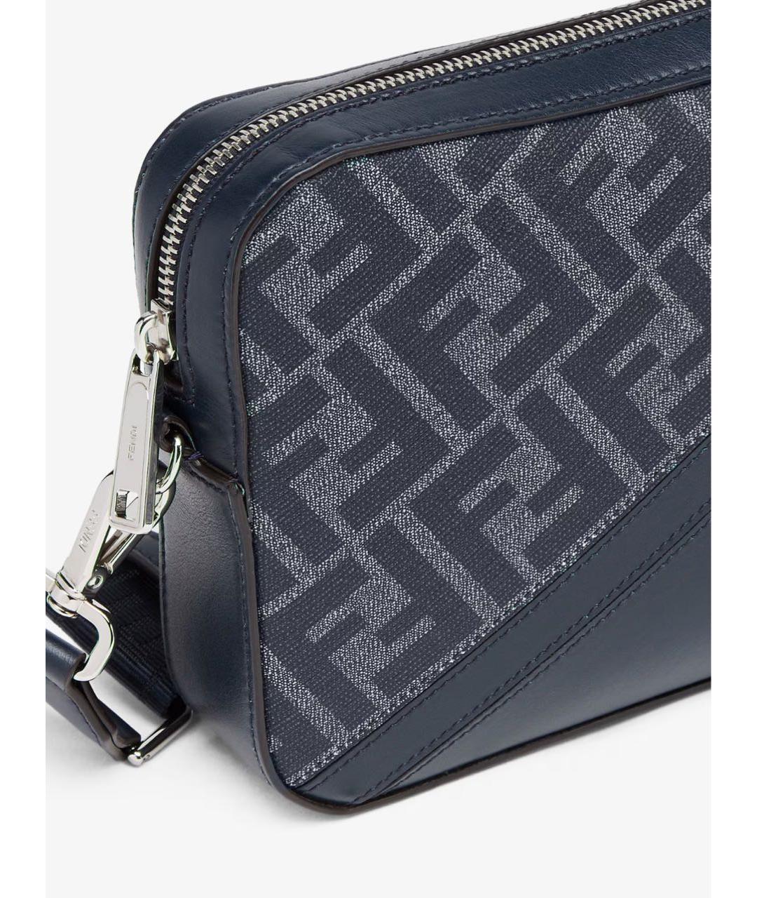 FENDI Синяя сумка на плечо, фото 4