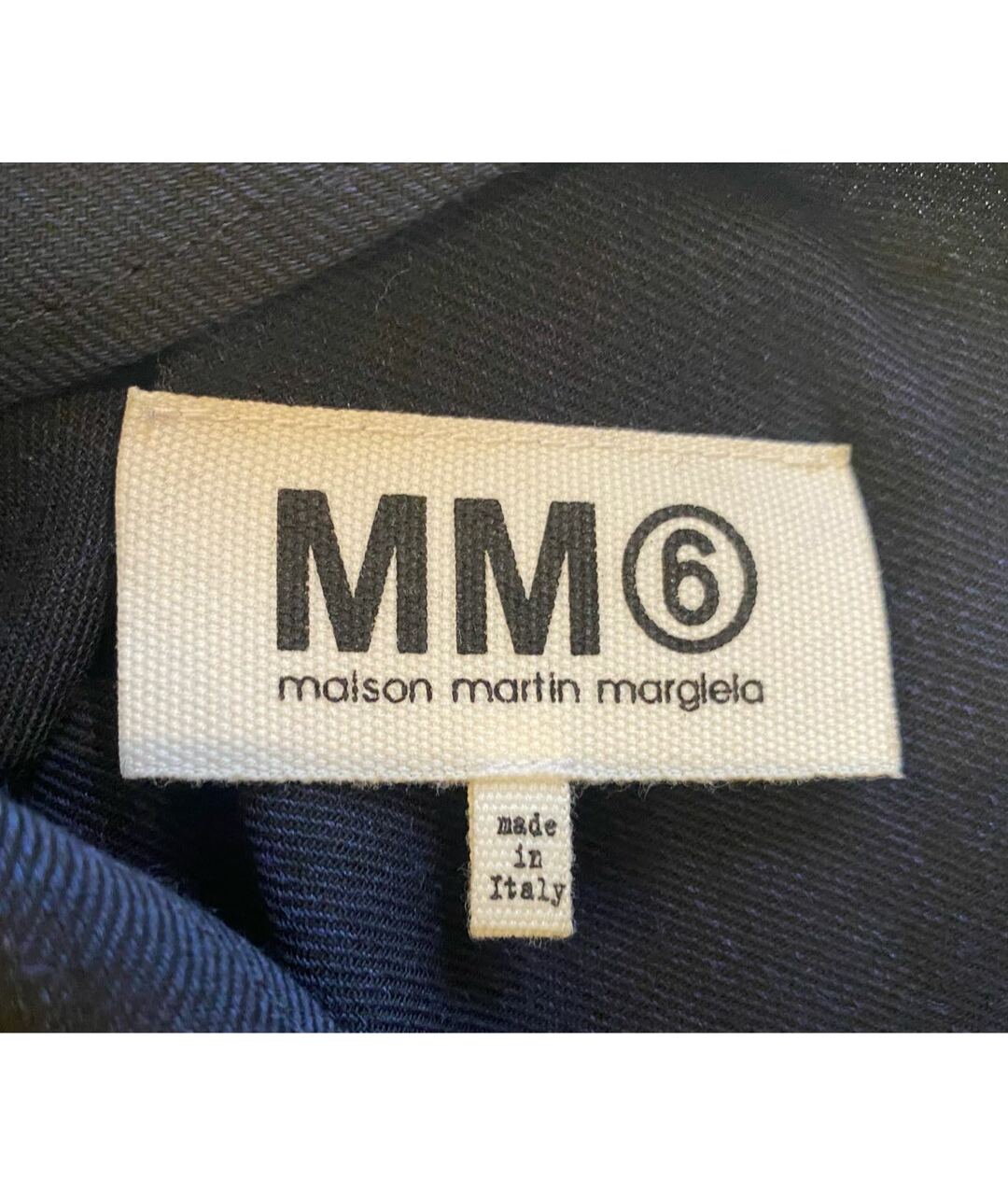 MAISON MARGIELA Темно-синий вискозный костюм с брюками, фото 5