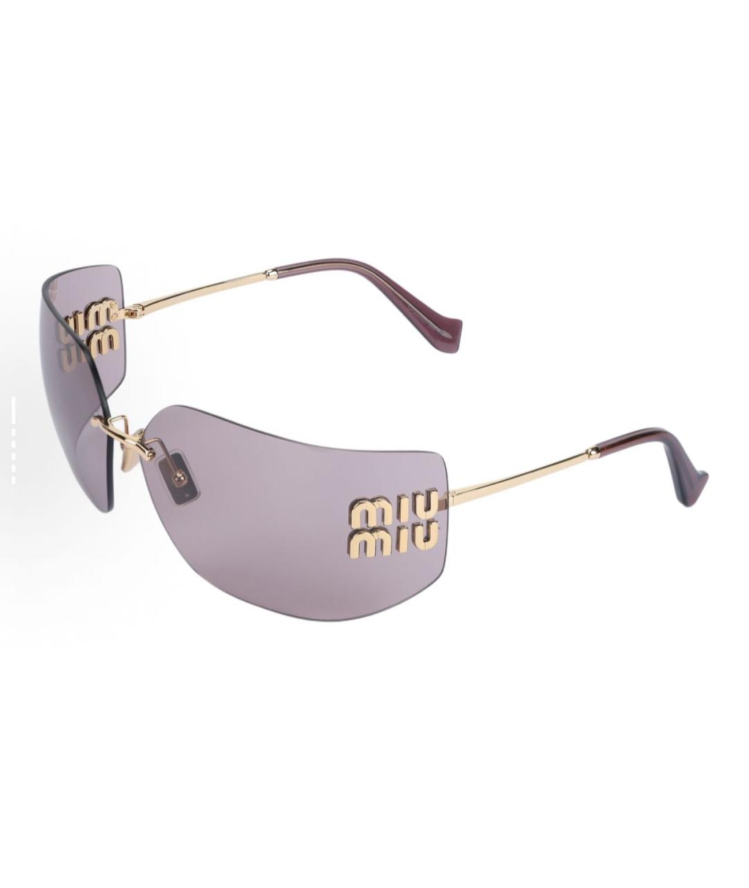 MIU MIU Пластиковые солнцезащитные очки, фото 3