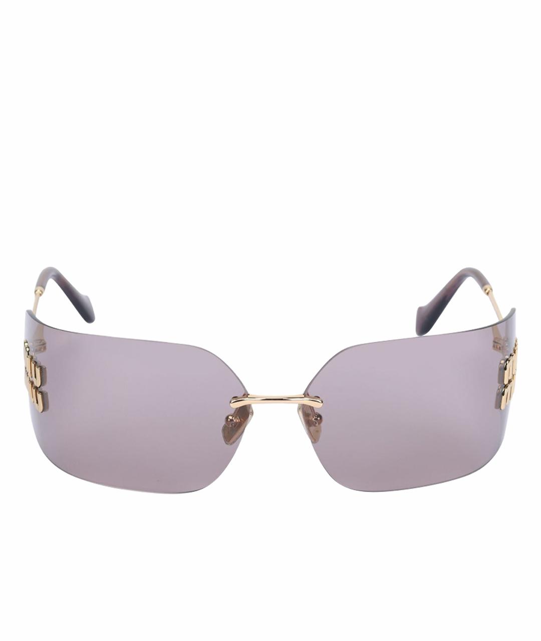 MIU MIU Пластиковые солнцезащитные очки, фото 1