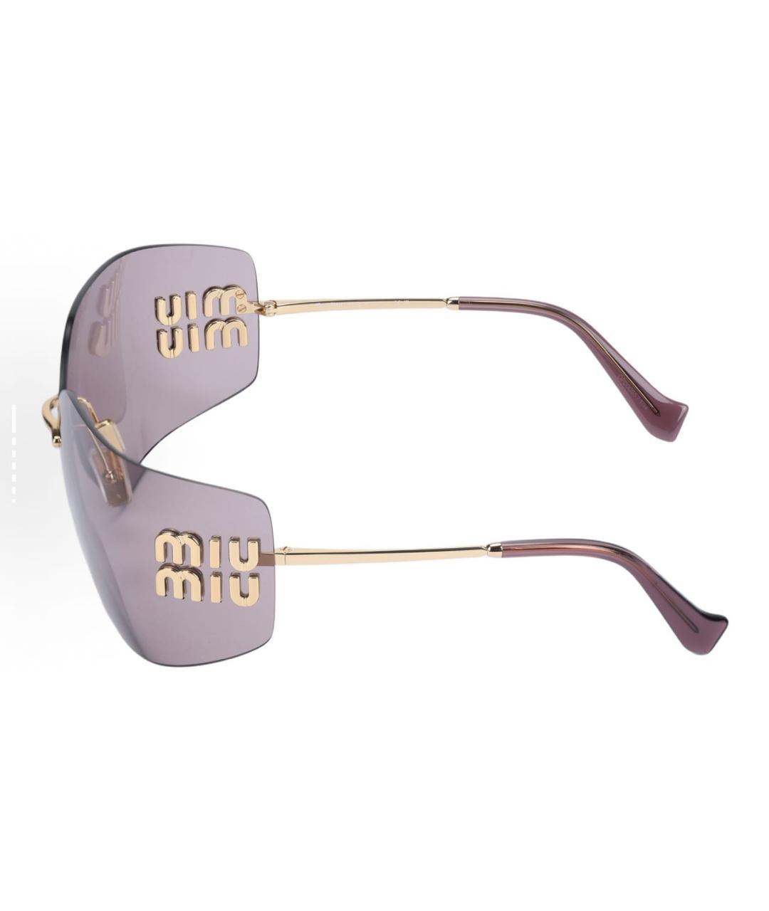 MIU MIU Пластиковые солнцезащитные очки, фото 4
