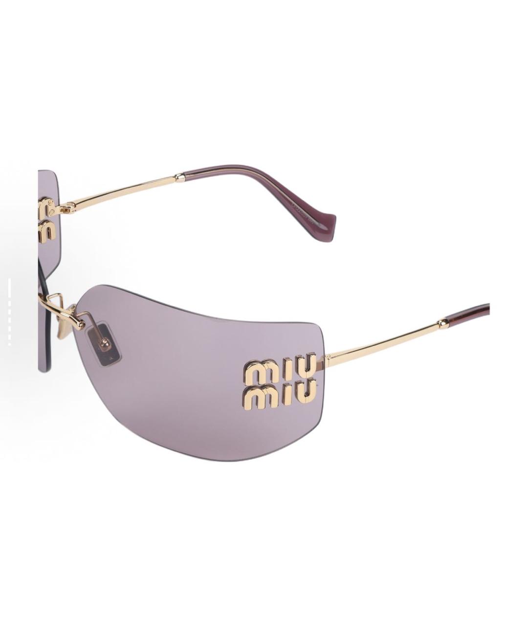 MIU MIU Пластиковые солнцезащитные очки, фото 2