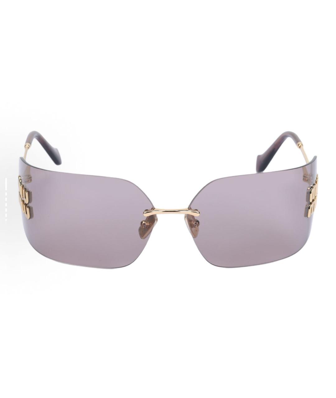 MIU MIU Пластиковые солнцезащитные очки, фото 6