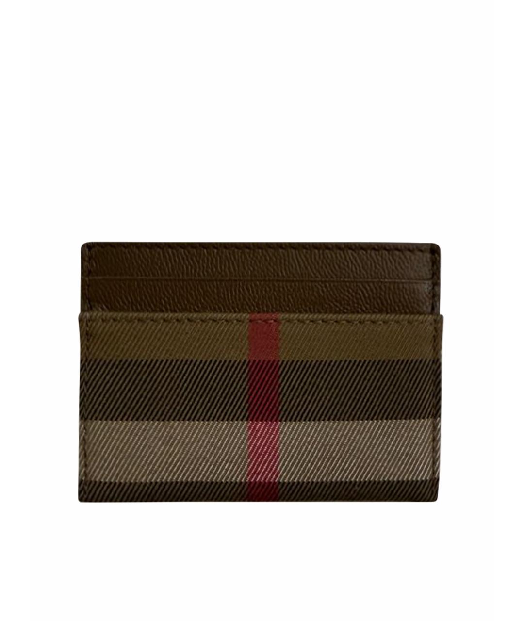 BURBERRY Коричневая визитница, фото 1