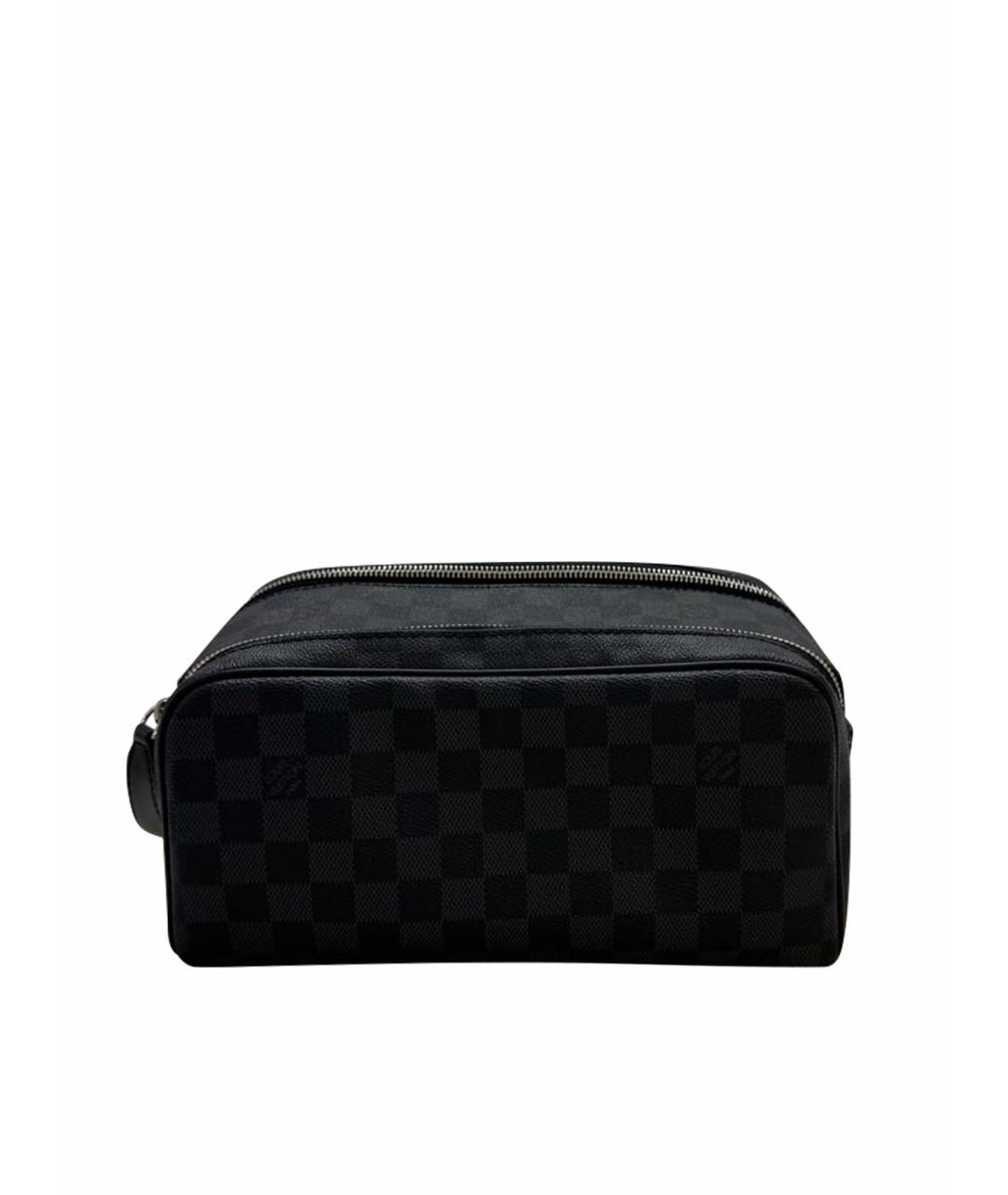 LOUIS VUITTON Антрацитовая косметичка, фото 1