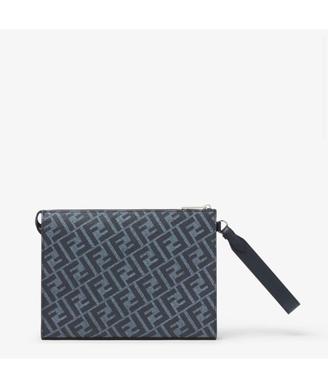 FENDI Синяя барсетка, фото 4