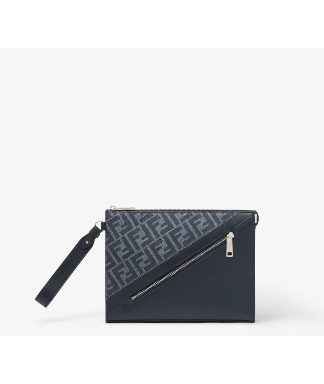 FENDI Синяя барсетка, фото 9