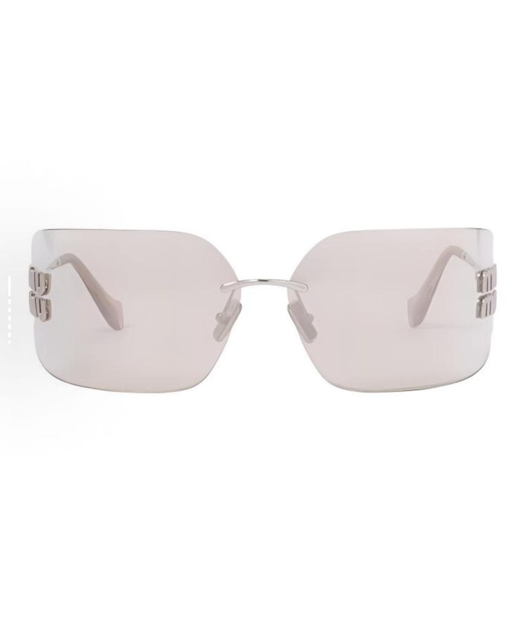 MIU MIU Металлические солнцезащитные очки, фото 3