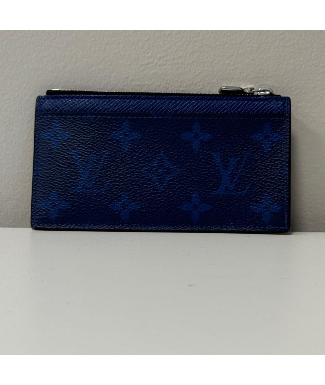 LOUIS VUITTON Синий кардхолдер, фото 2