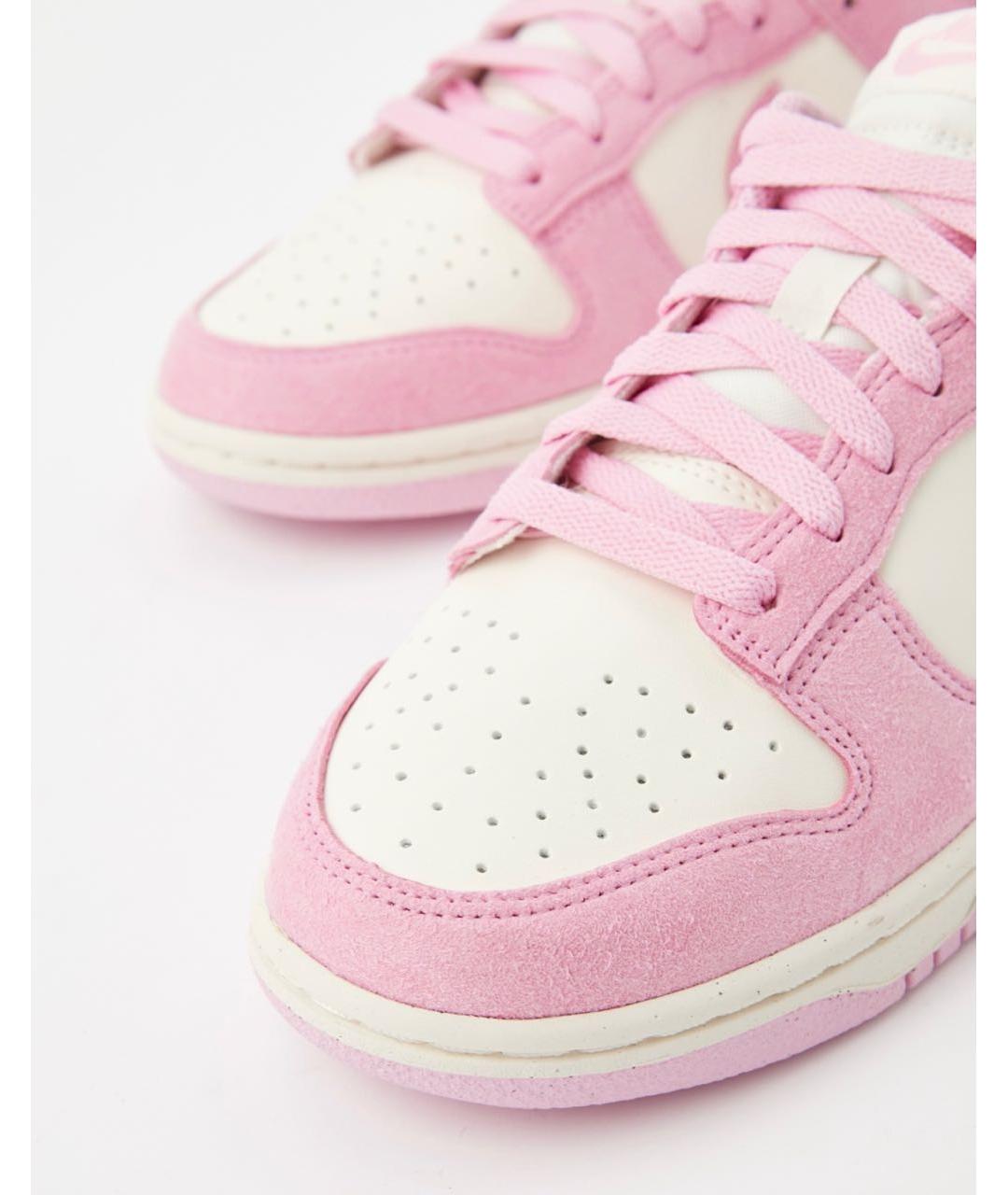 NIKE Розовые кожаные кеды, фото 3
