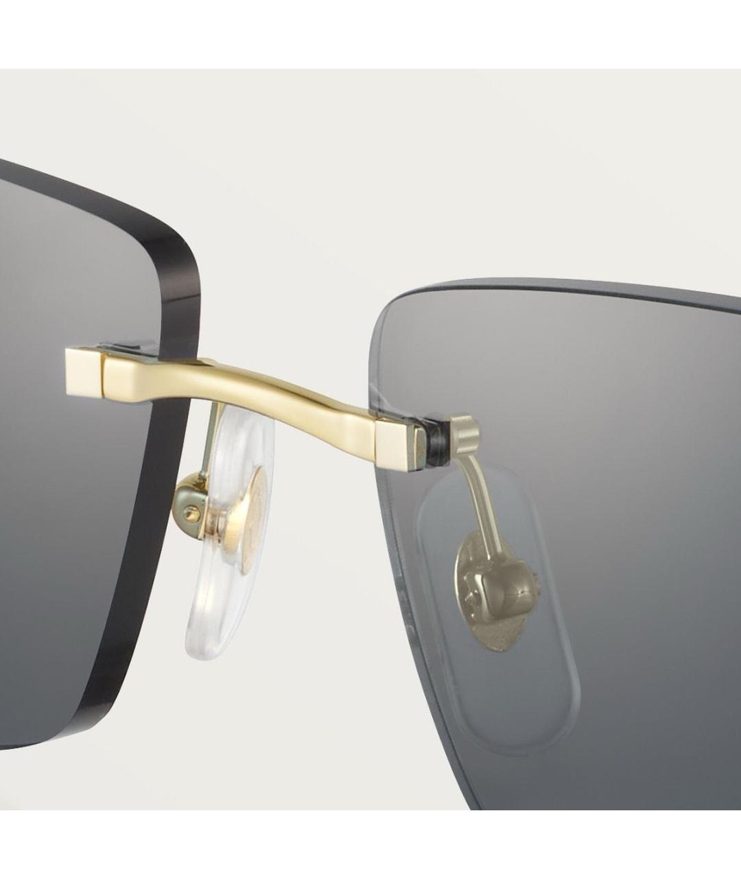 CARTIER Золотые солнцезащитные очки, фото 7
