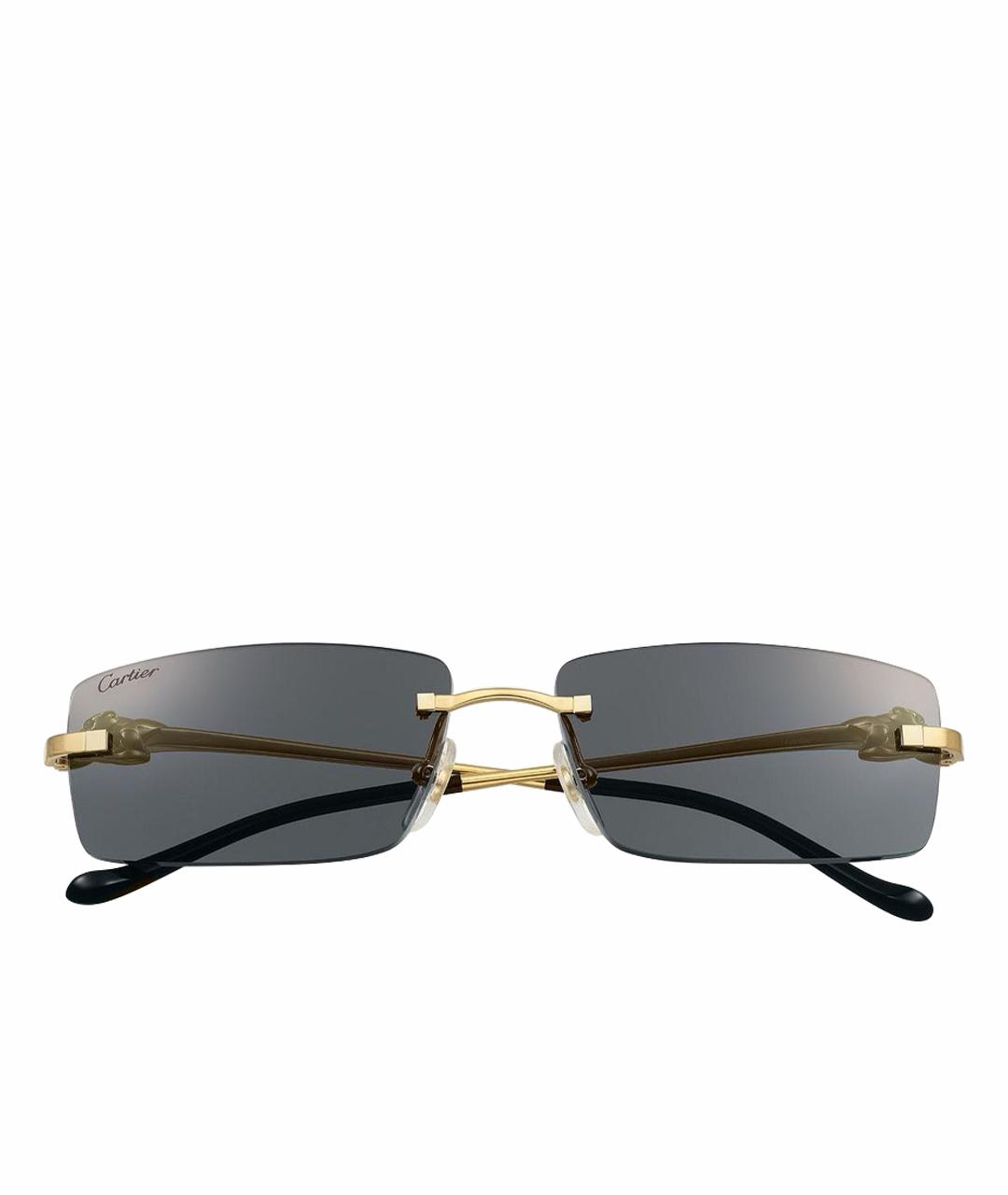 CARTIER Золотые солнцезащитные очки, фото 1
