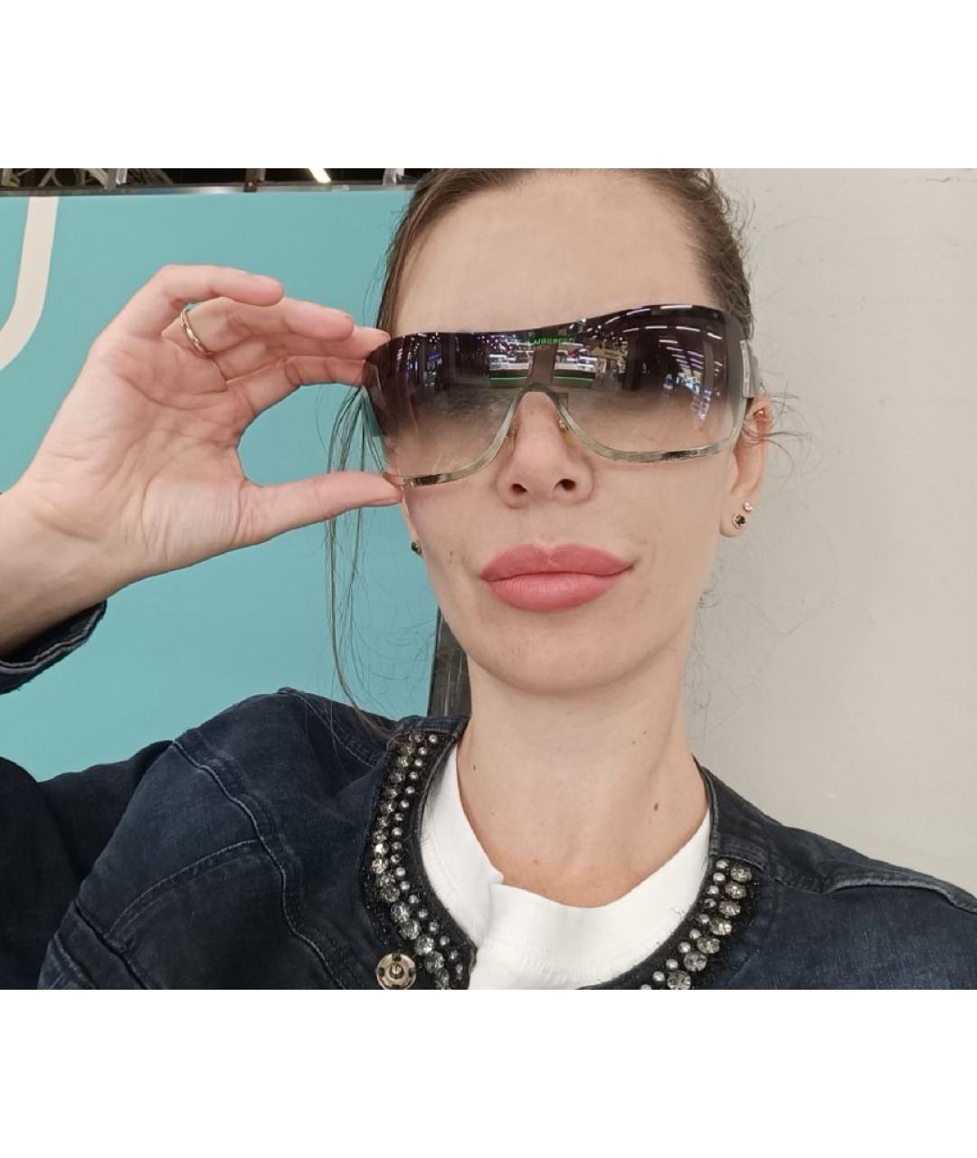 CHANEL Черные пластиковые солнцезащитные очки, фото 9