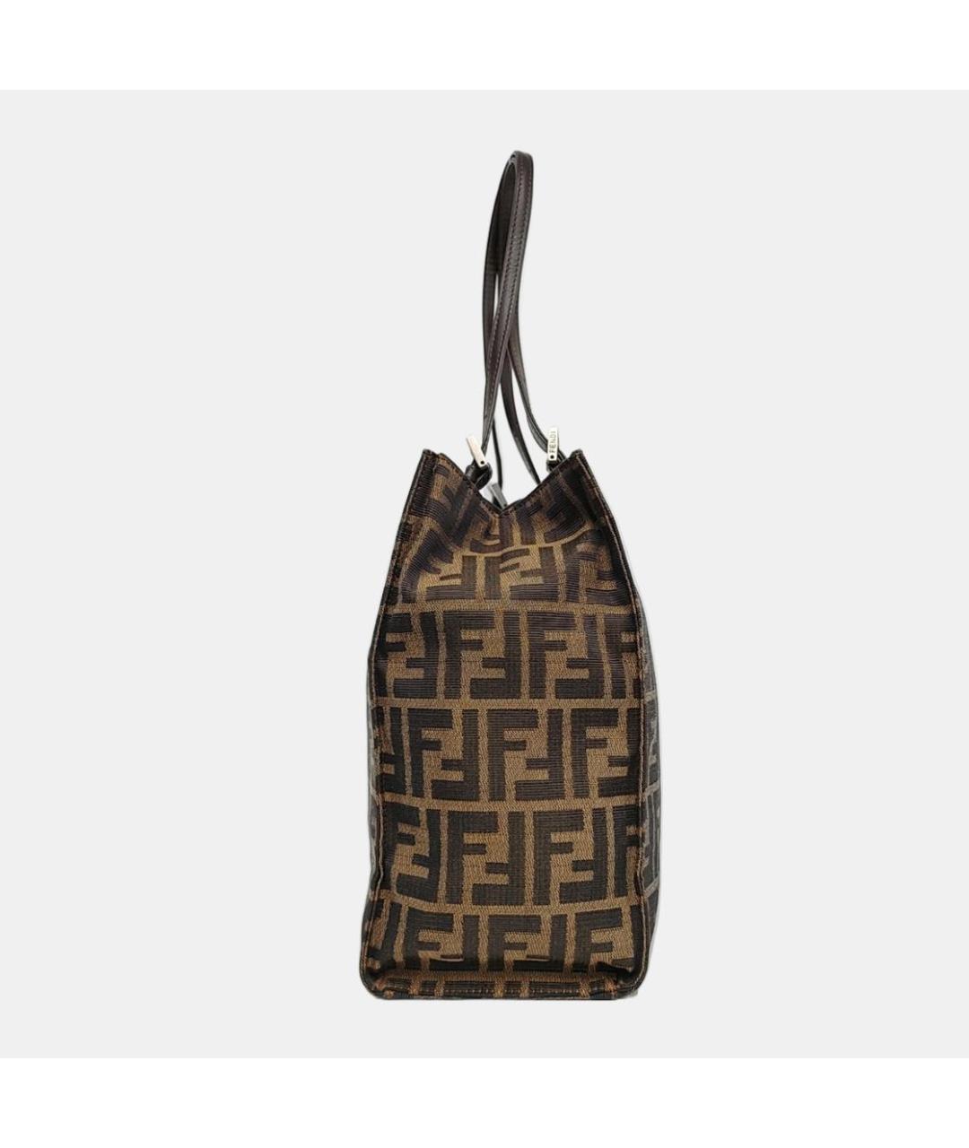 FENDI Коричневая сумка тоут, фото 2