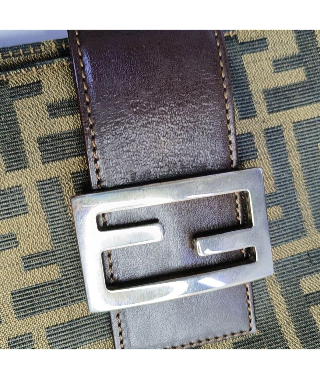 FENDI Коричневая сумка тоут, фото 5