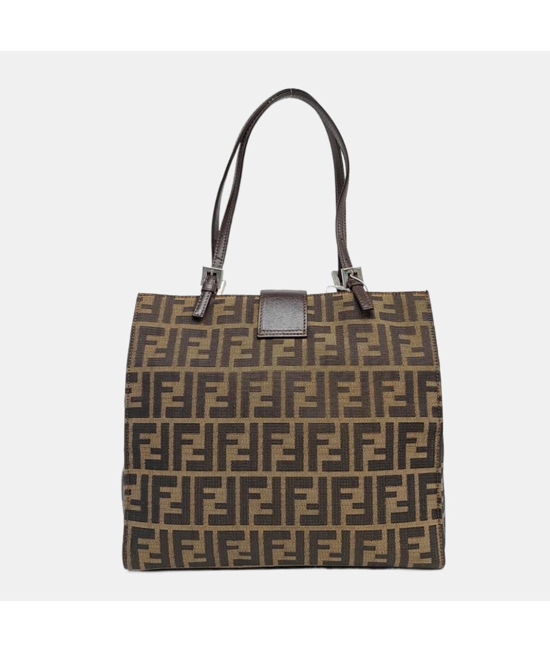FENDI Коричневая сумка тоут, фото 3