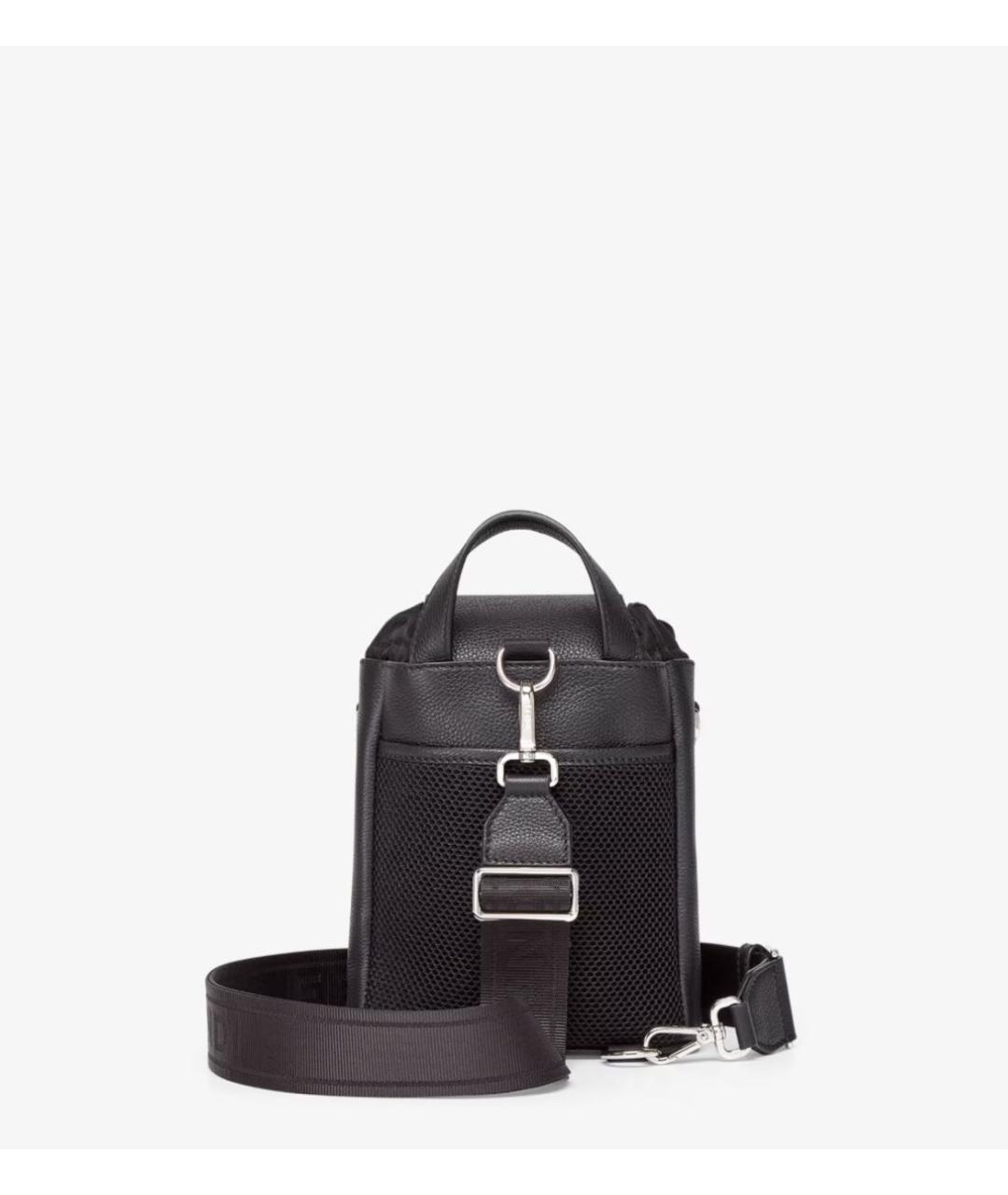 FENDI Черная кожаная сумка на плечо, фото 3