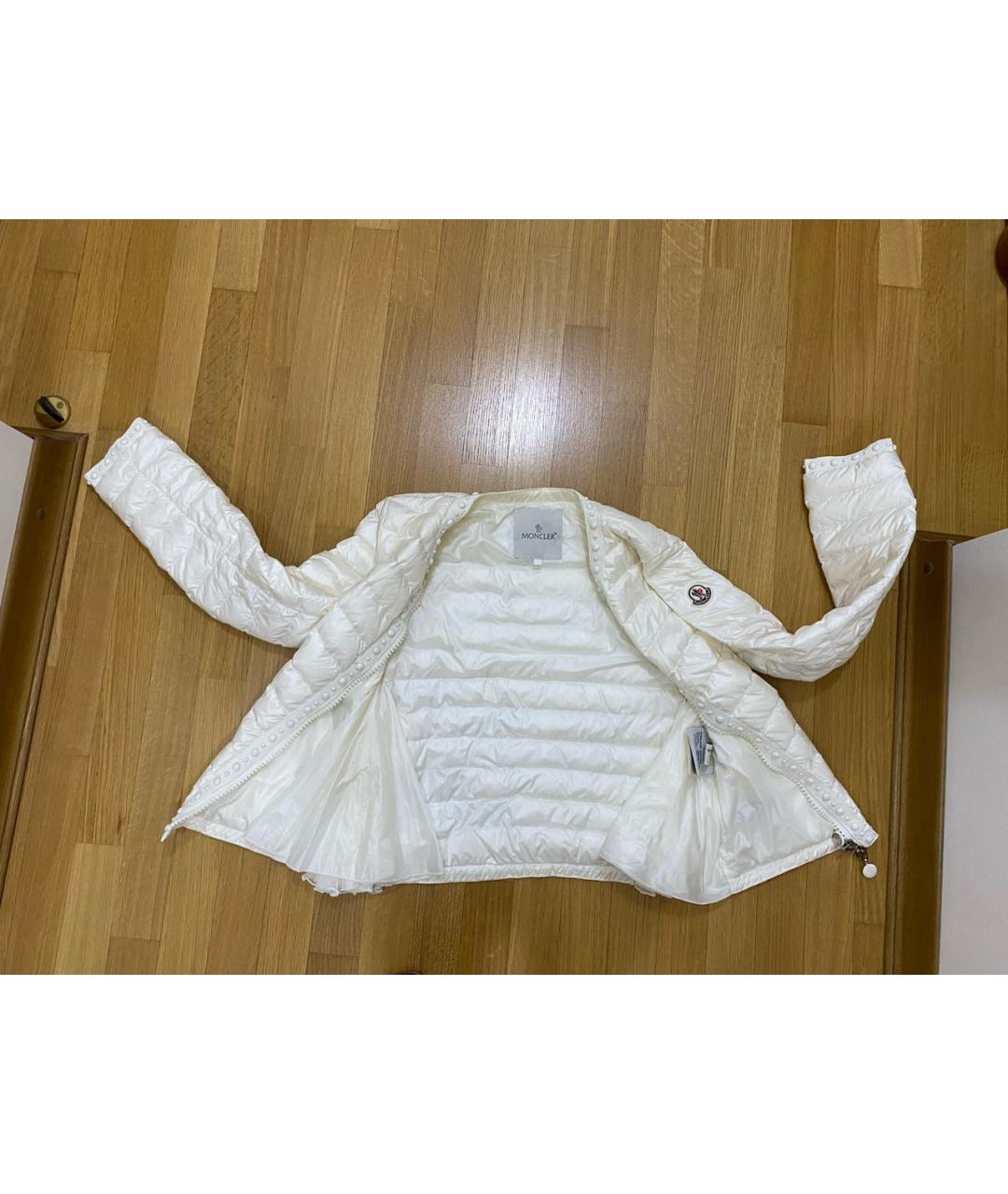 MONCLER Белая куртка, фото 3