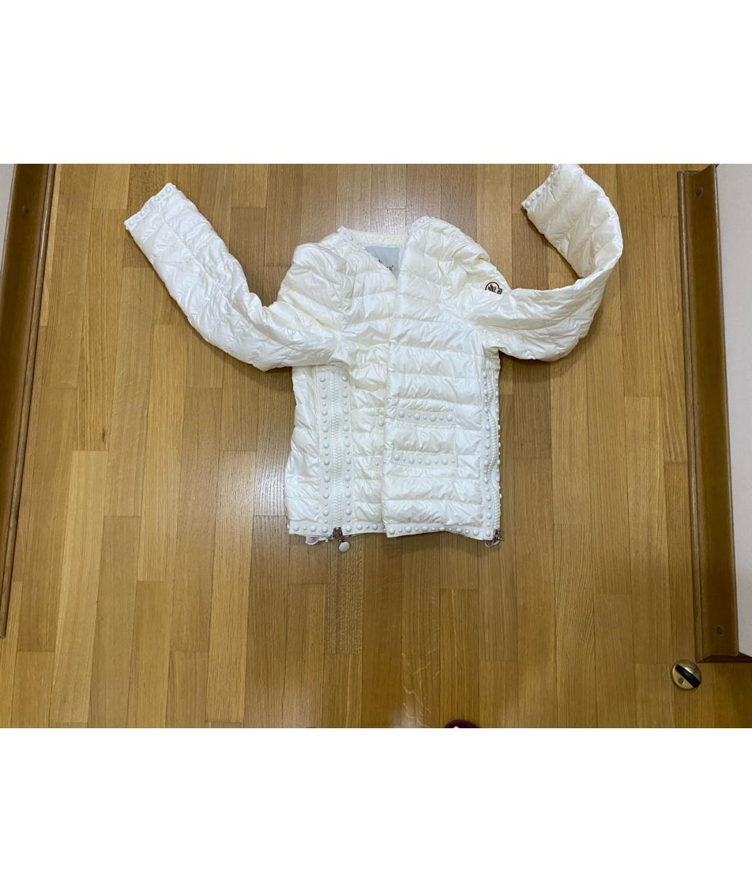 MONCLER Белая куртка, фото 4