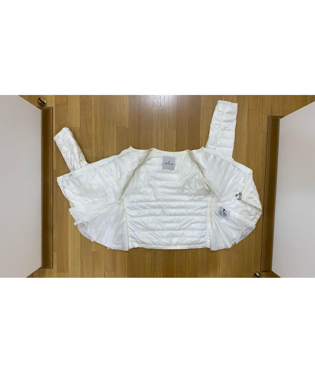 MONCLER Белая куртка, фото 5