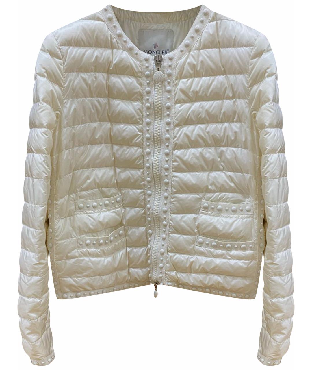 MONCLER Белая куртка, фото 1