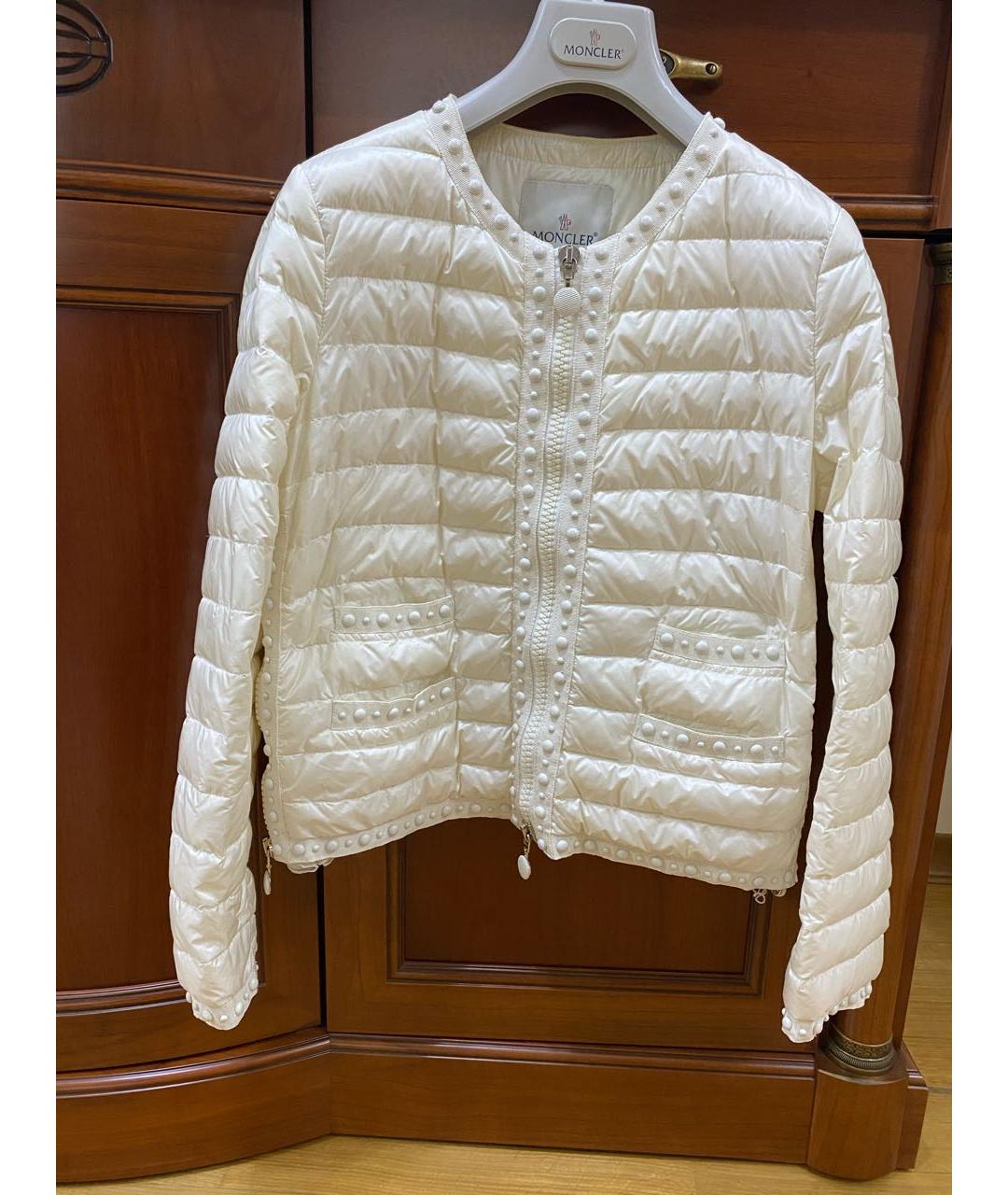 MONCLER Белая куртка, фото 9