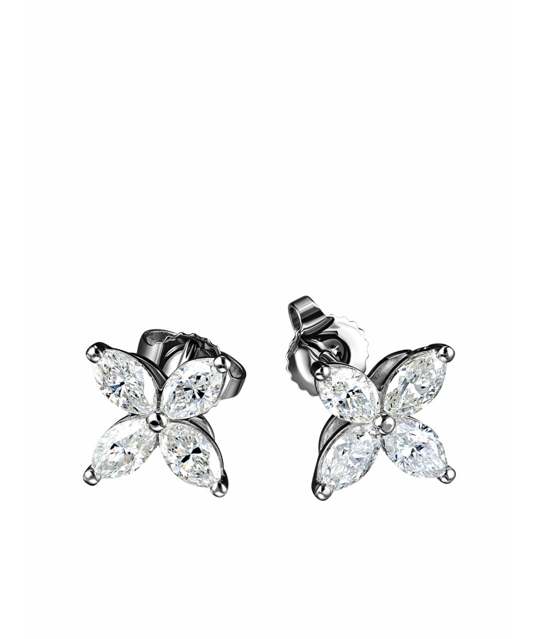 TIFFANY&CO Платиновые серьги, фото 1