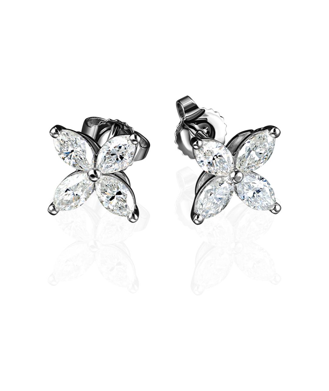 TIFFANY&CO Платиновые серьги, фото 3