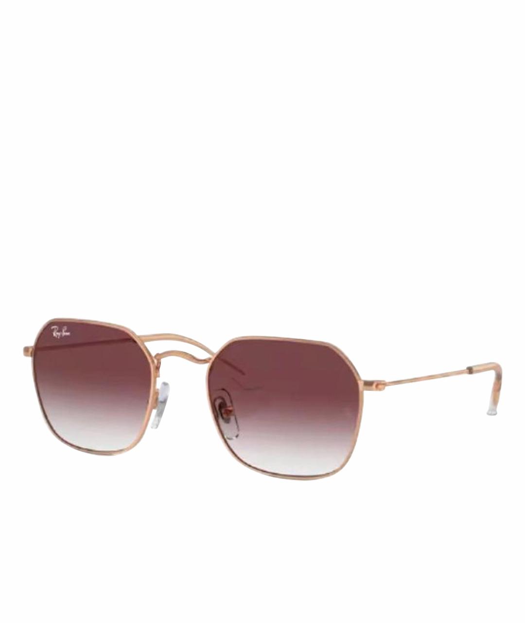 RAY BAN Фиолетовые металлические солнцезащитные очки, фото 1