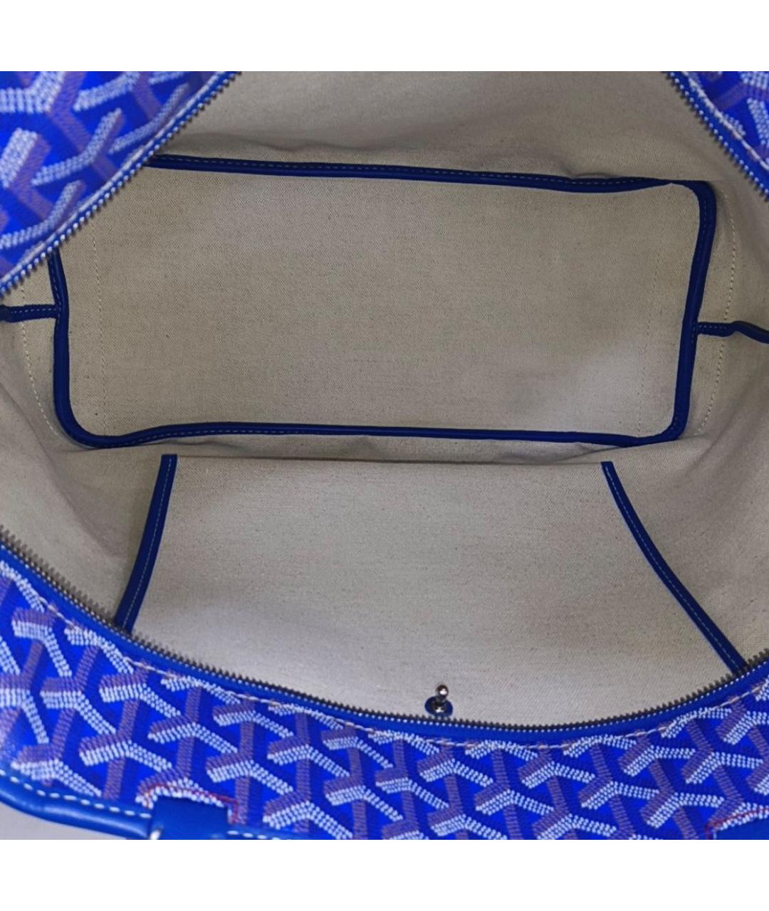 GOYARD Синяя сумка тоут, фото 4