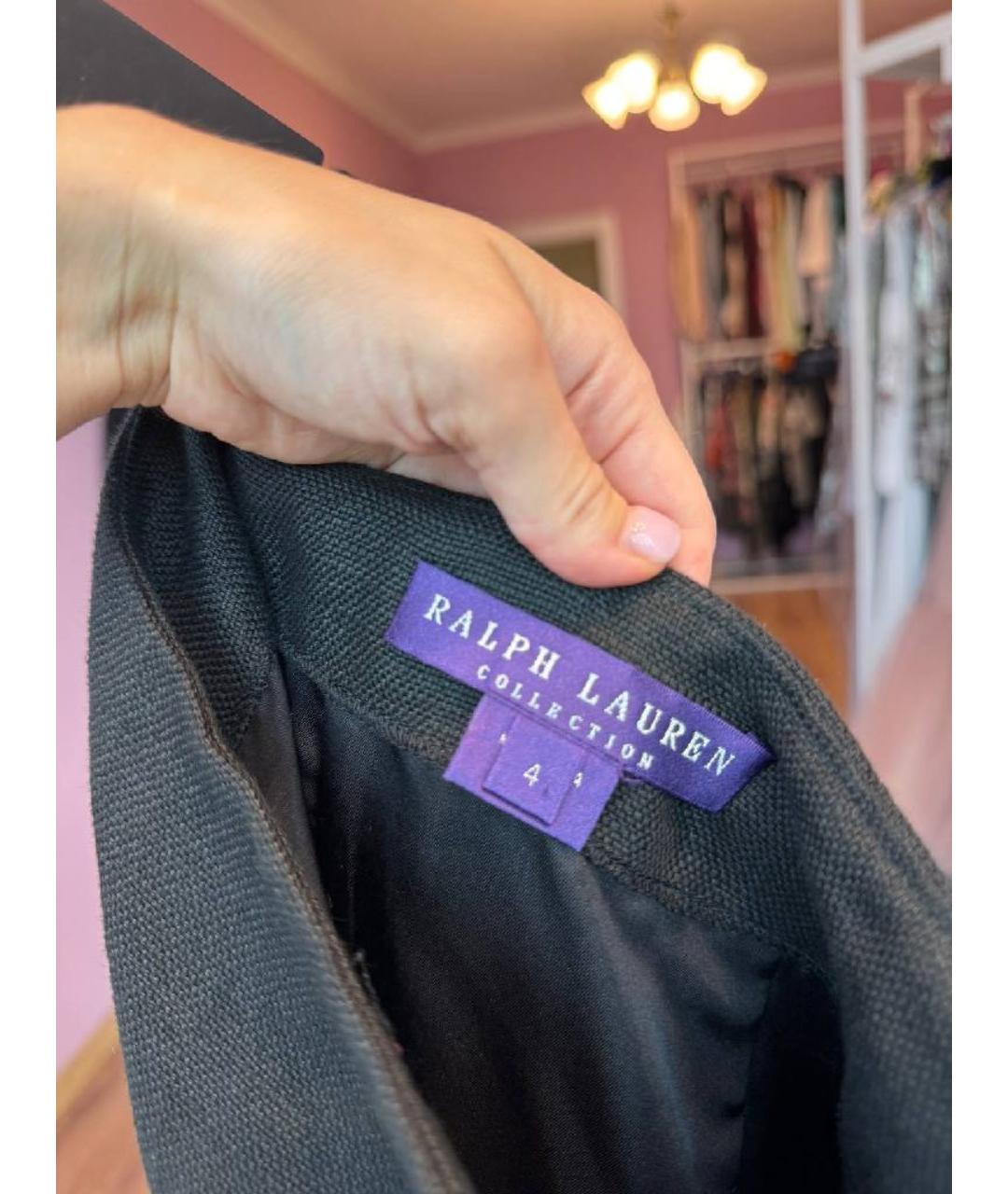 RALPH LAUREN Льняная юбка миди, фото 3