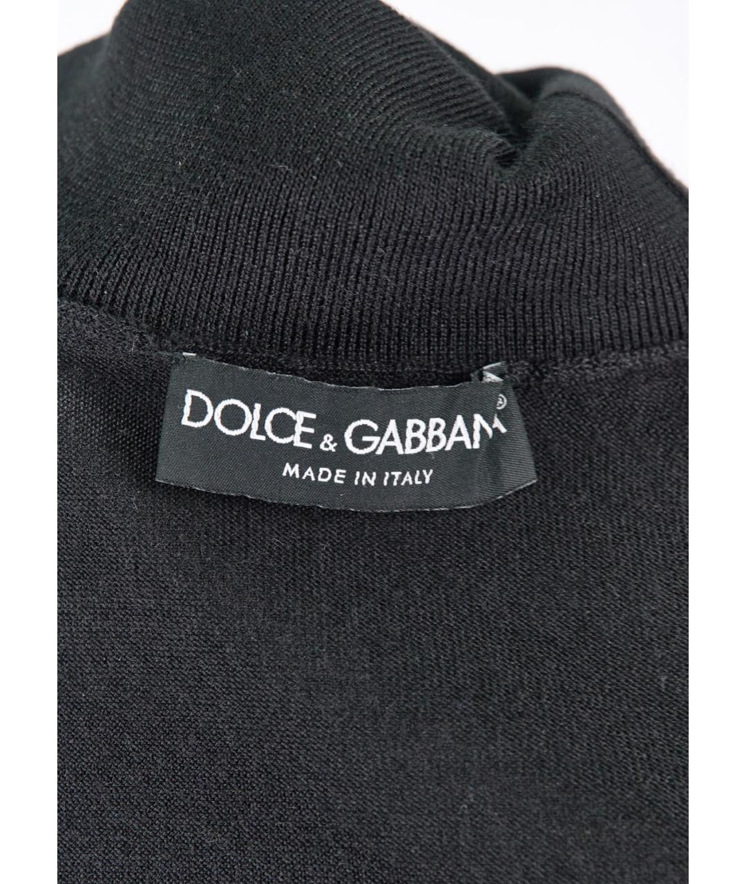 DOLCE&GABBANA Черная кашемировая водолазка, фото 3