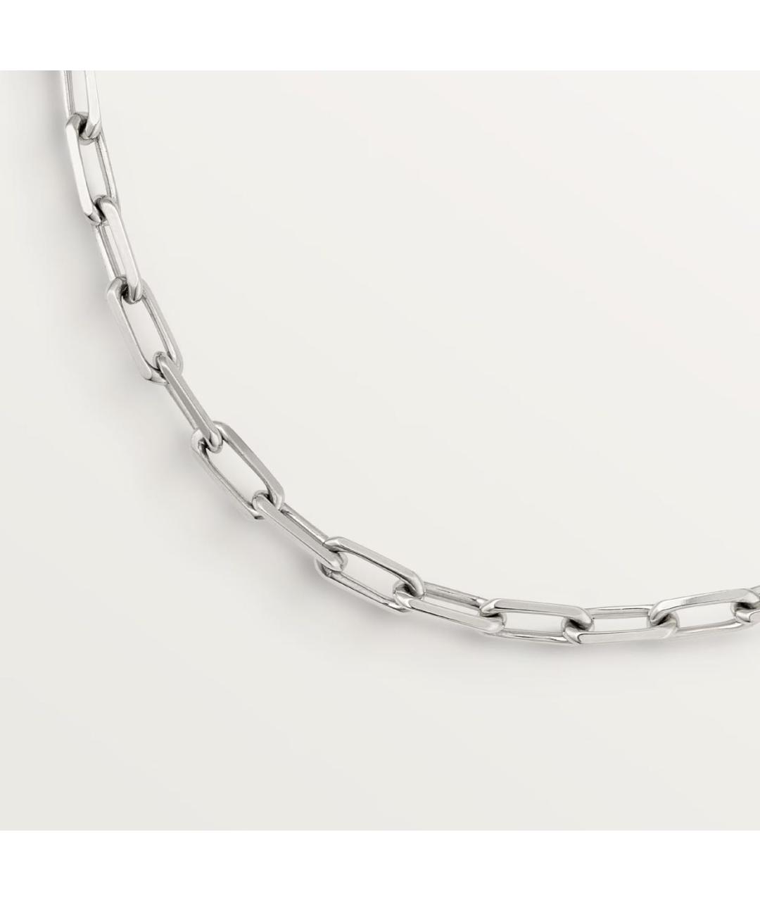 CARTIER Серебряная цепочка из белого золота, фото 4