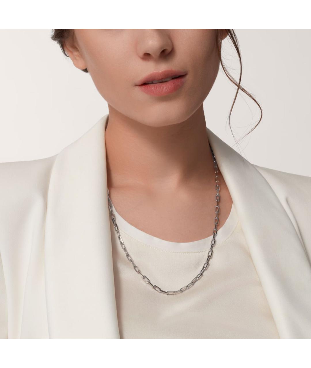 CARTIER Серебряная цепочка из белого золота, фото 2