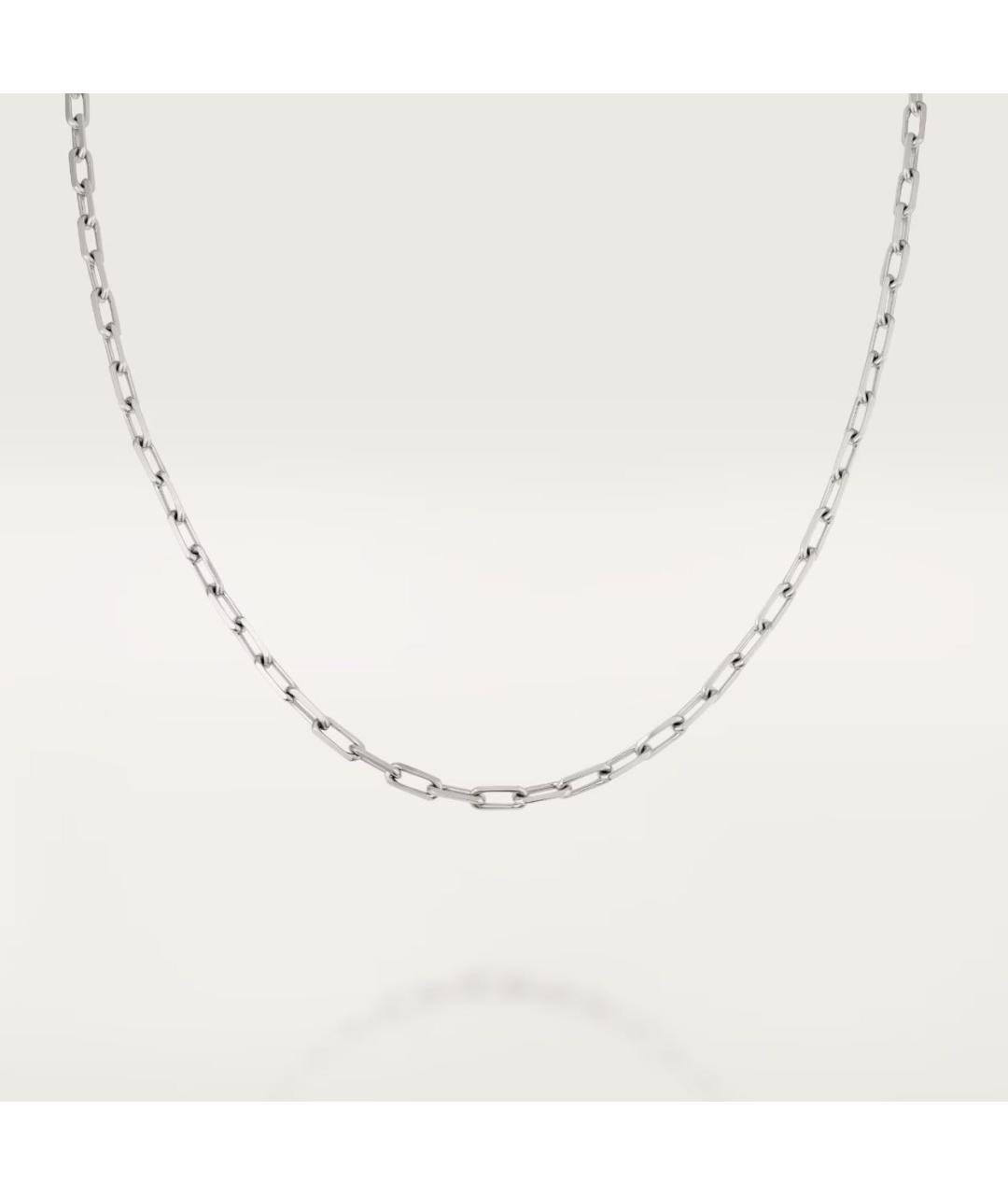 CARTIER Серебряная цепочка из белого золота, фото 5