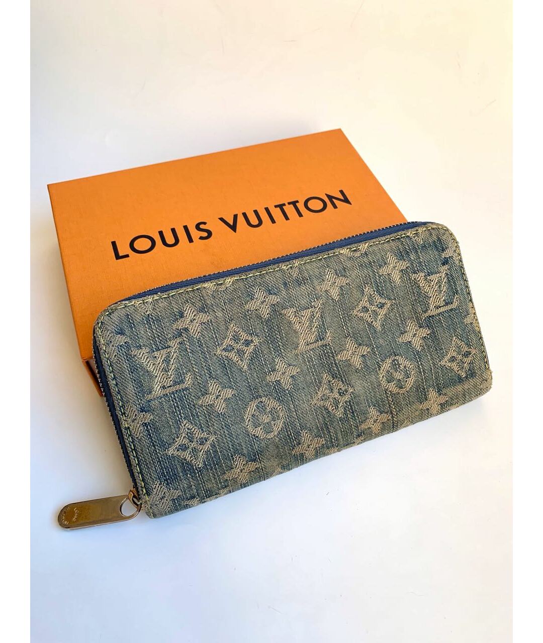 LOUIS VUITTON Голубой кошелек, фото 3